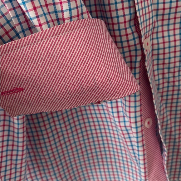 The Seville Row Company men’s shirt with contrasting cuff and inside placket. - Picture 4 of 5
